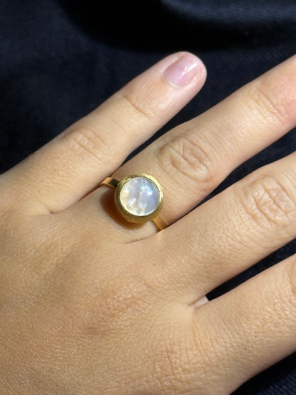 Anel Selene Dourado